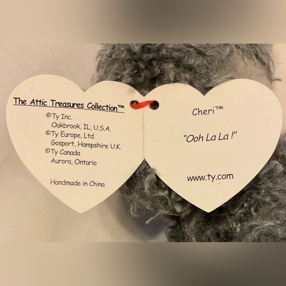 Ty Cheri stuffed poodle dog - Picture 8 of 10